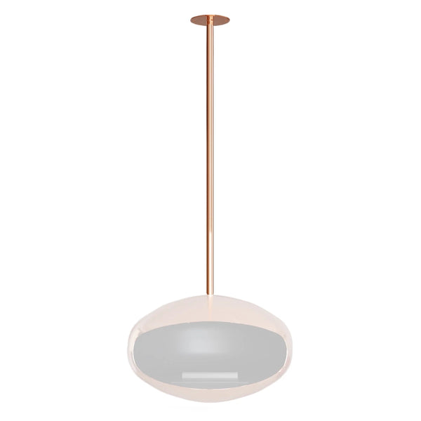 Takfäste och Stång i Polerad Koppar - Cocoon Fires