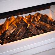 British Fires Deluxe Real Logs - Hand-painted decoration wood for electric fireplaces