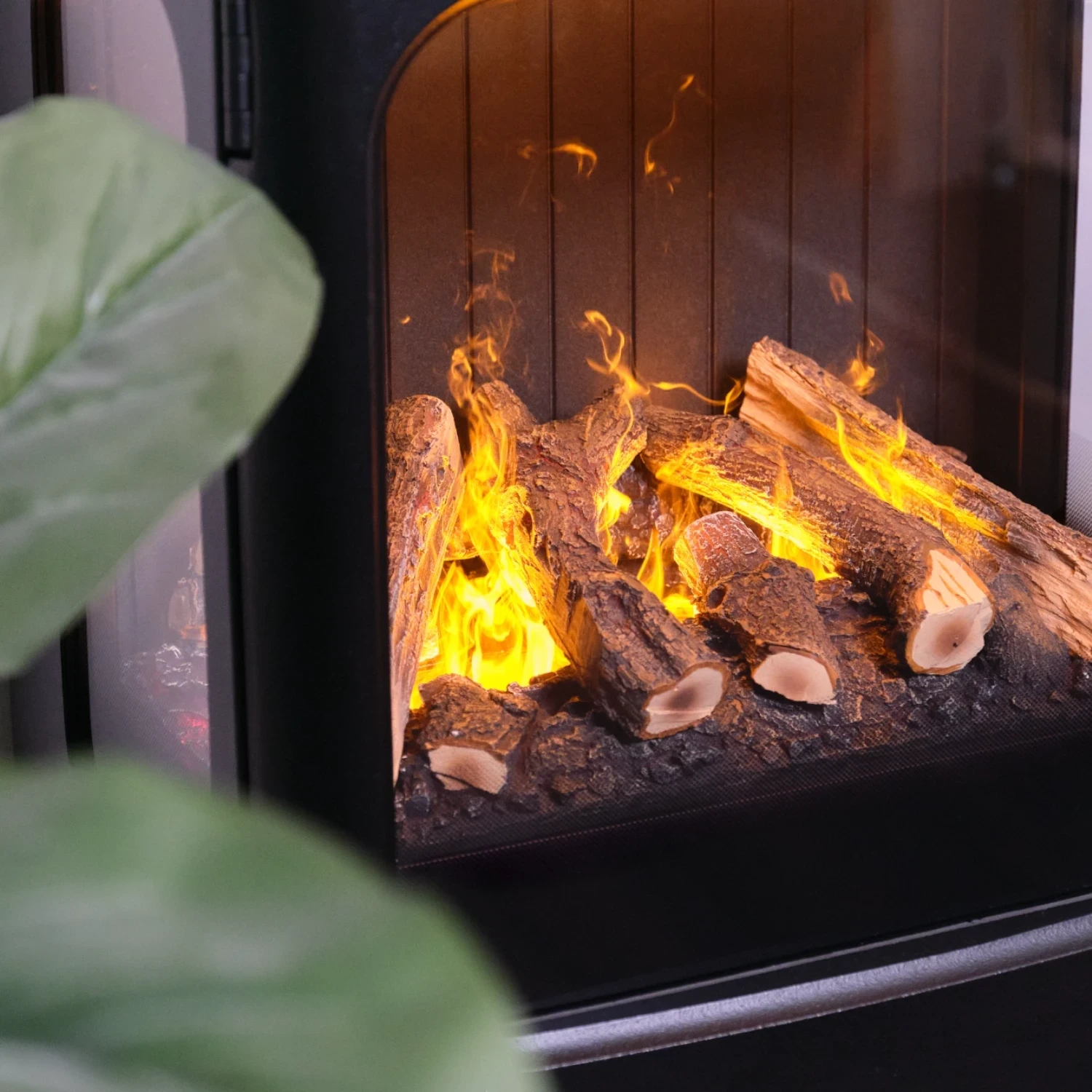 Mapleton 80 – Freestanding Water Vapour Fireplace in Cast Iron