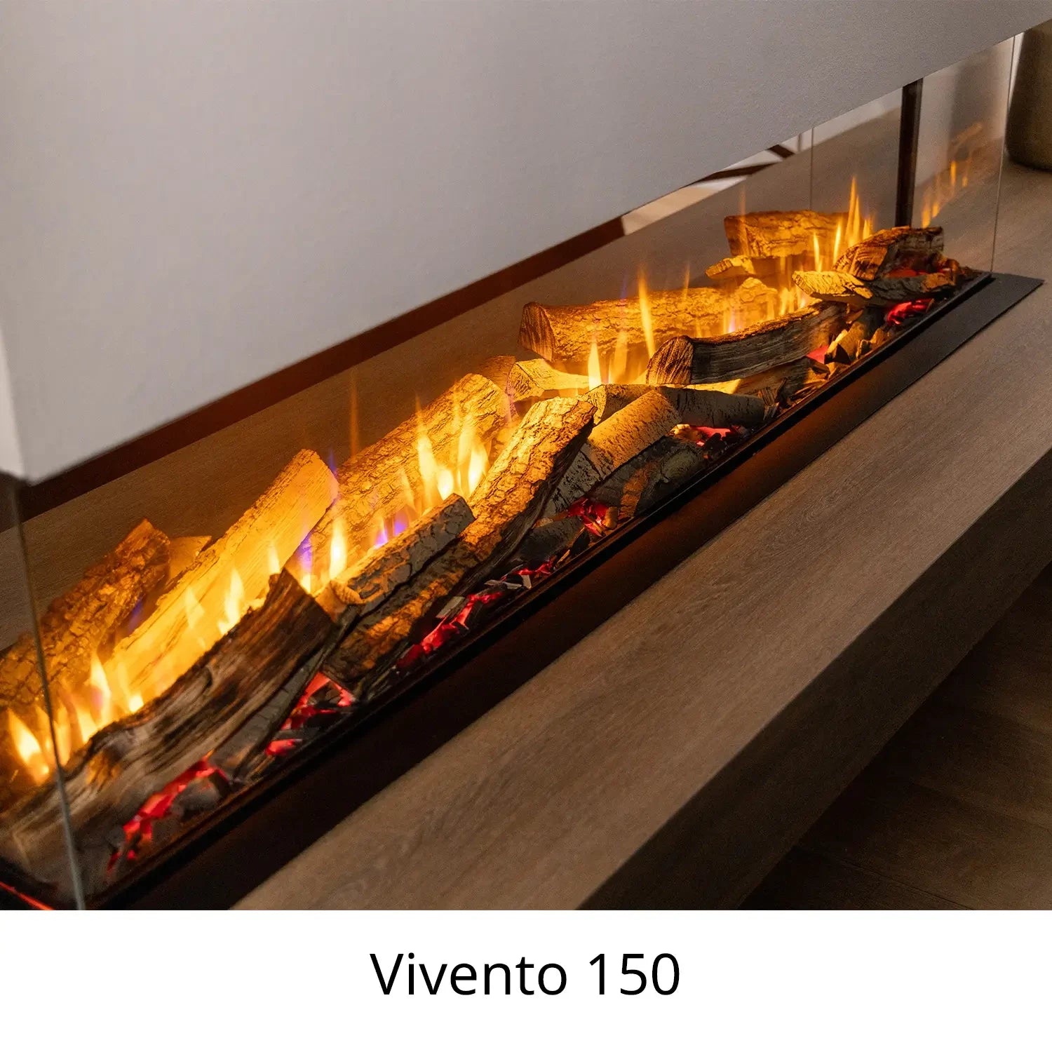 Vivente Plus 100 - Elkamin för inbyggnad