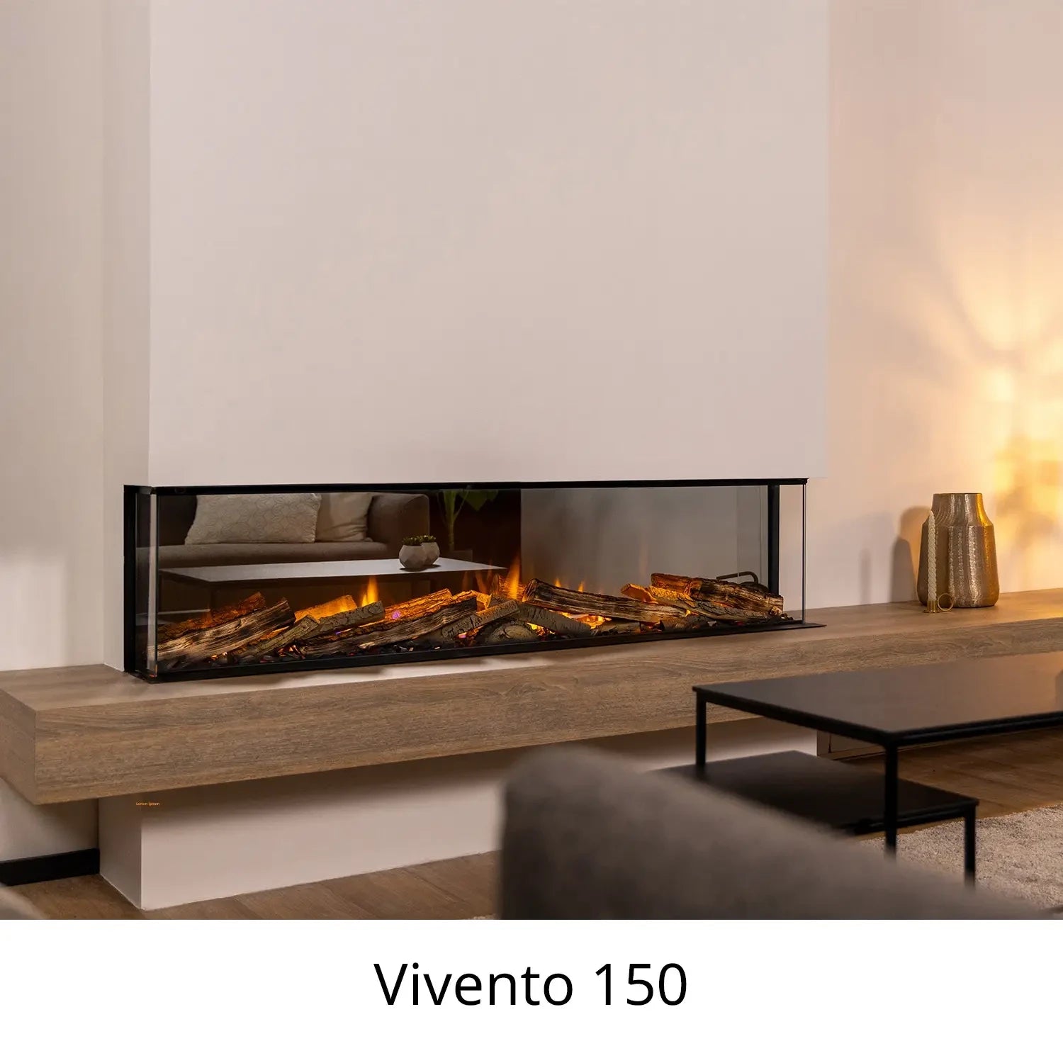 Vivente Plus 100 - Elkamin för inbyggnad