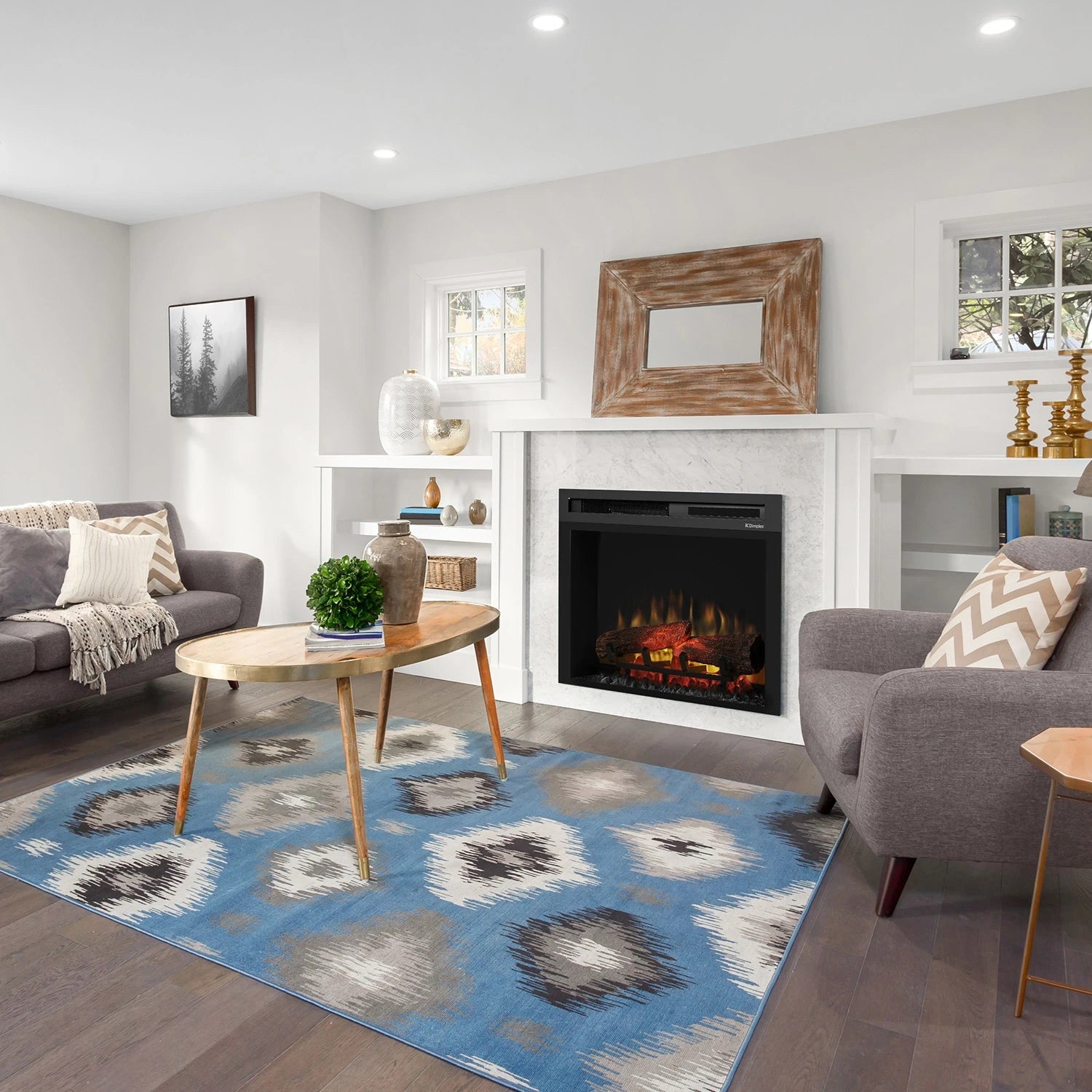 XHD Electric Firebox - Elektrisk kamin För inbyggnad