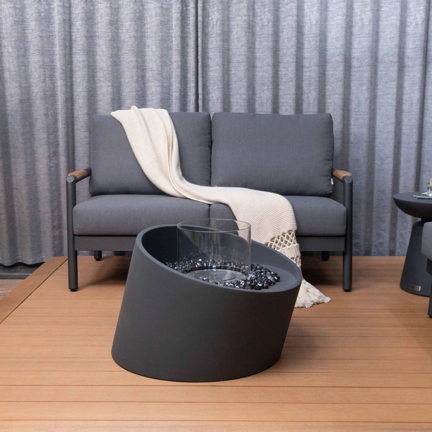 TORRE Bioetanol Eldstad Kolonn – Skiffer Svart