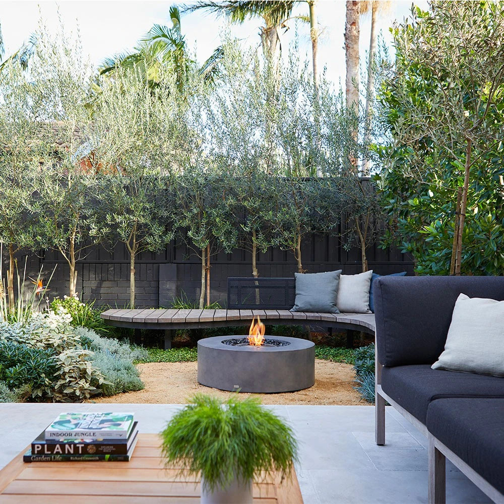 Ark 40 - Teak Bioethanol Fire Pit