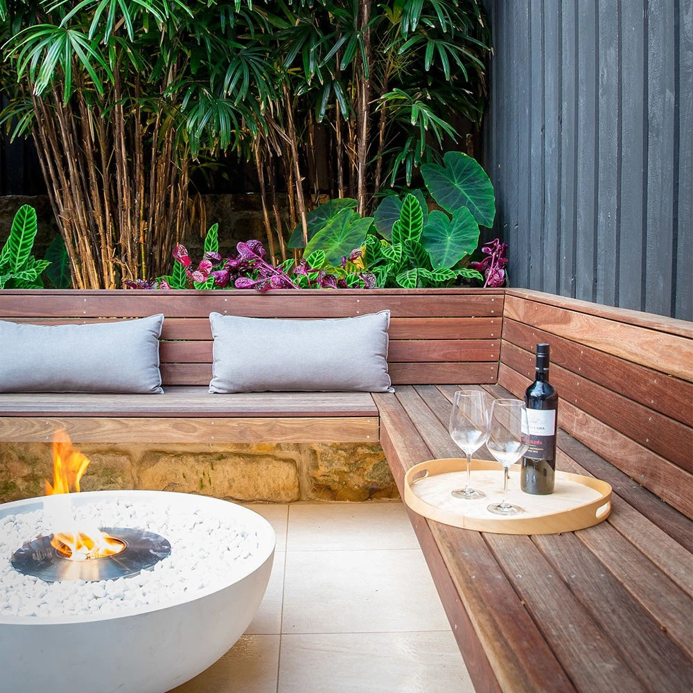 Mix 850 - Bone Outdoor Bioethanol Fireplace