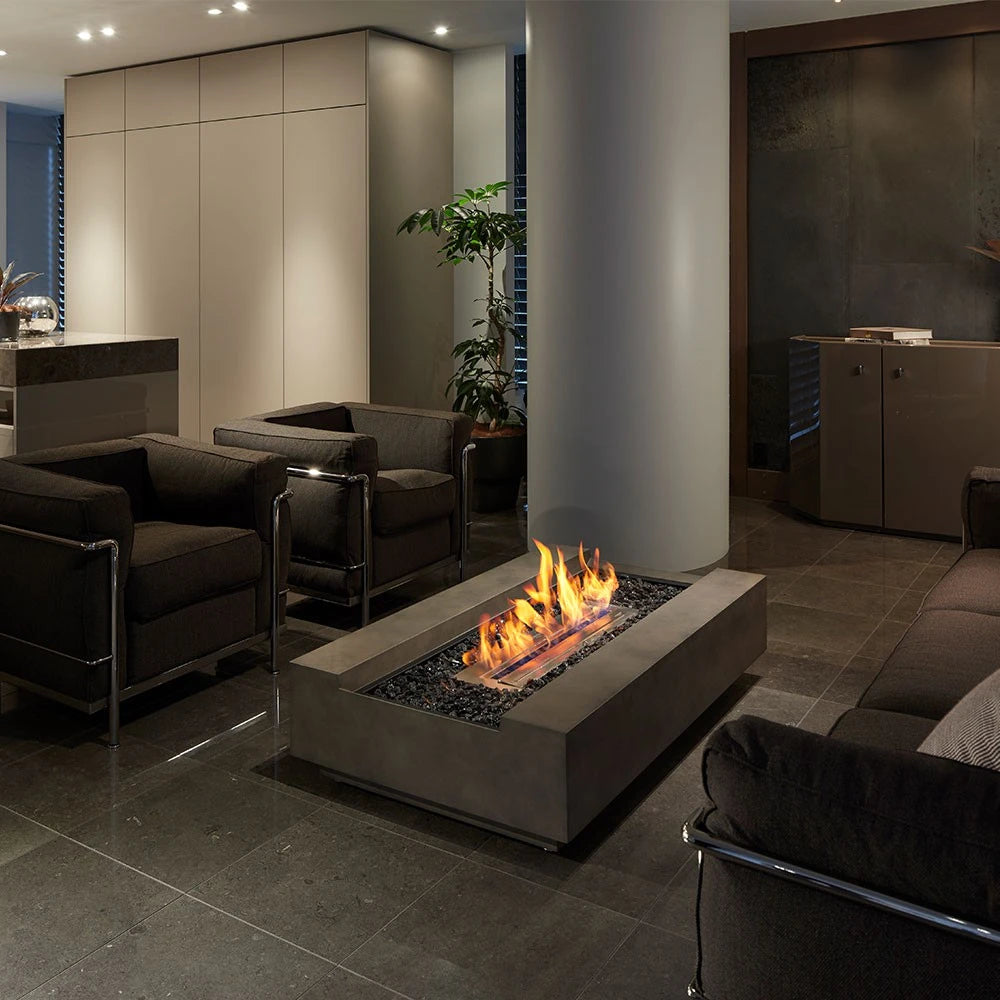 Cosmo 50 - Teak Bioethanol Fire Pit