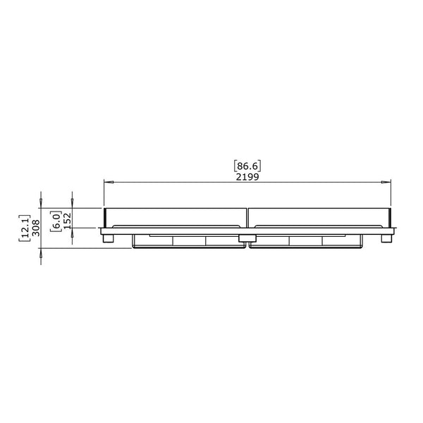 Linear 90 etanolkamin inbyggnadskit