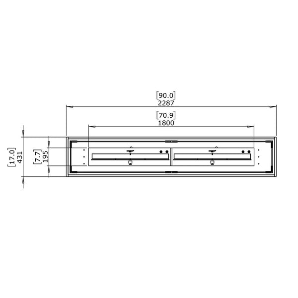 Linear 90 etanolkamin inbyggnadskit