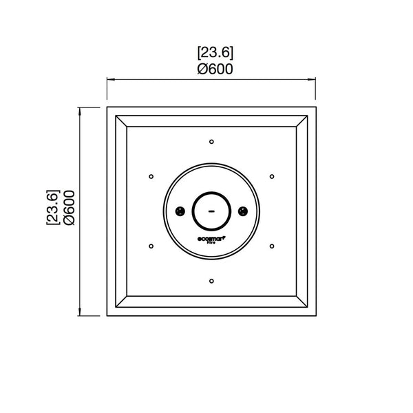Nova 600 utomhus bioetanolkamin