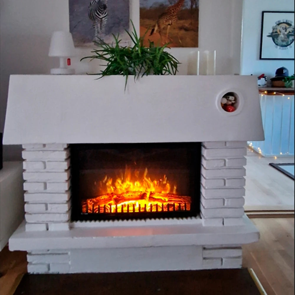 LED Classic Electric Fireplace Built-in - 67 cm