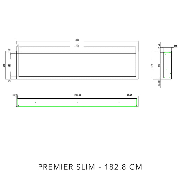 Pride Slim Elkamin - 92 cm