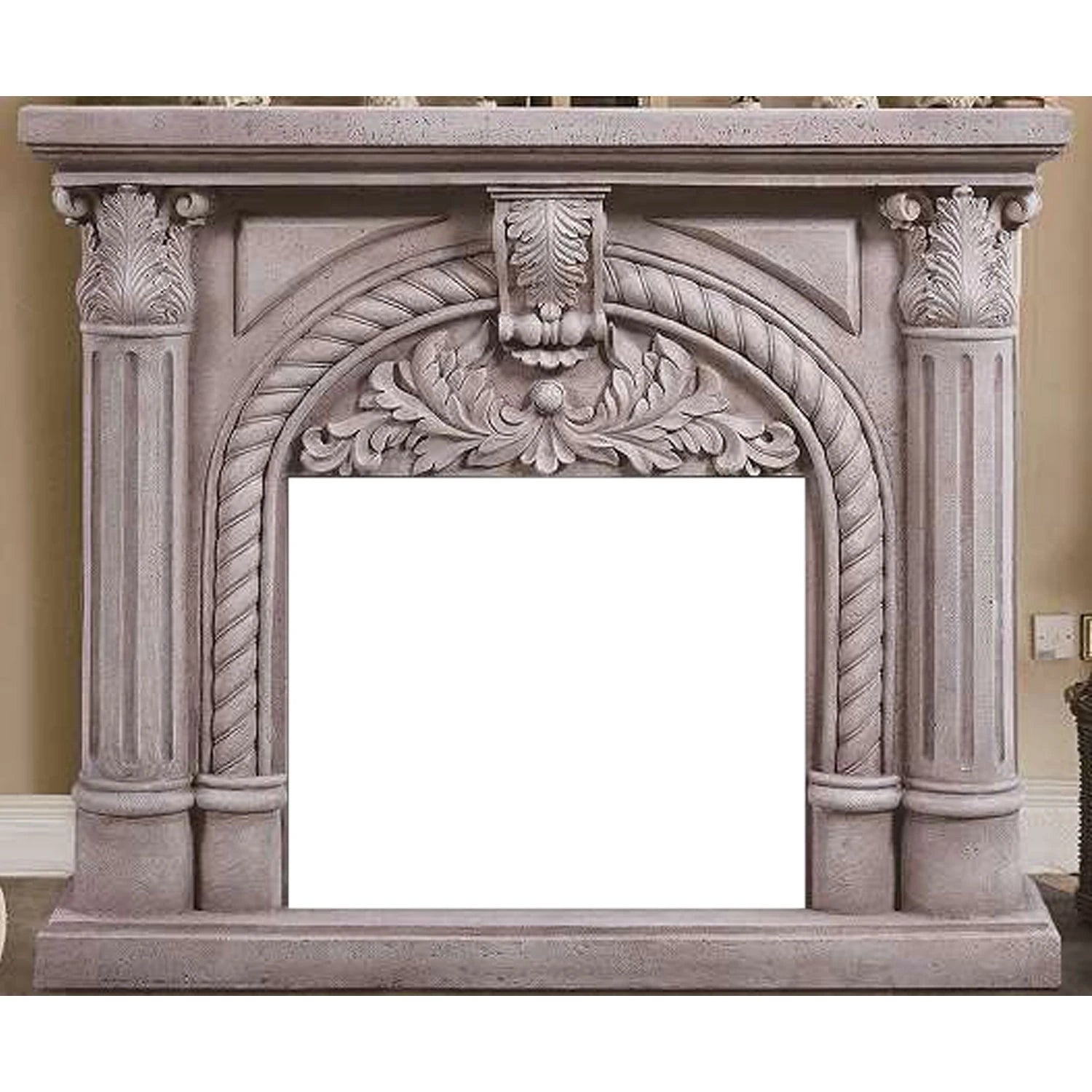 Embla Freestanding Fireplace Surround – No Insert