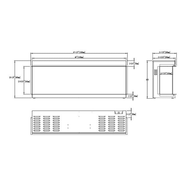 Solis 120 Inbyggd Elektrisk Eldstad