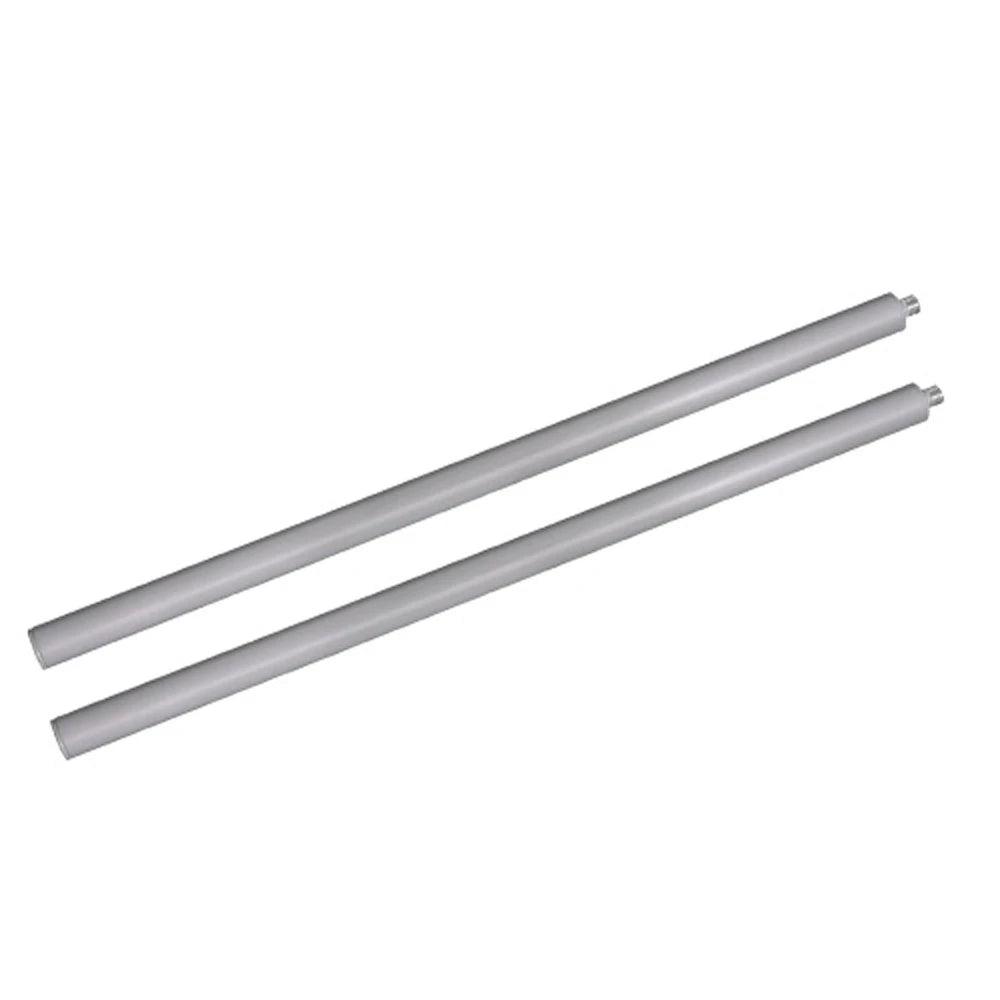 2 förlängningsstänger för Heatstrip - silvergrå