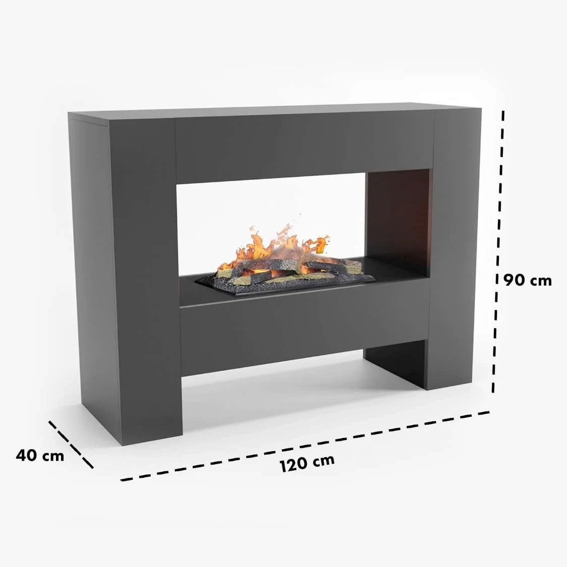Fallada Grå - OMC 600 | Fristående Vattenångkamin
