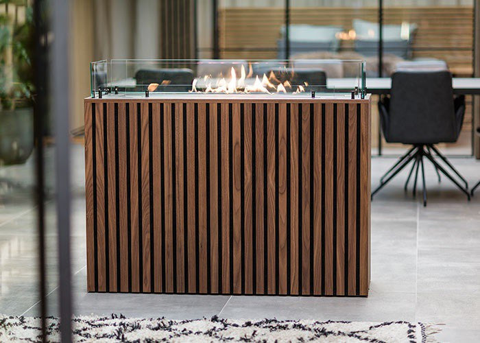 Floating bio fireplace