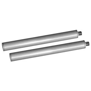 2 förlängningsstänger för Heatstrip - silvergrå