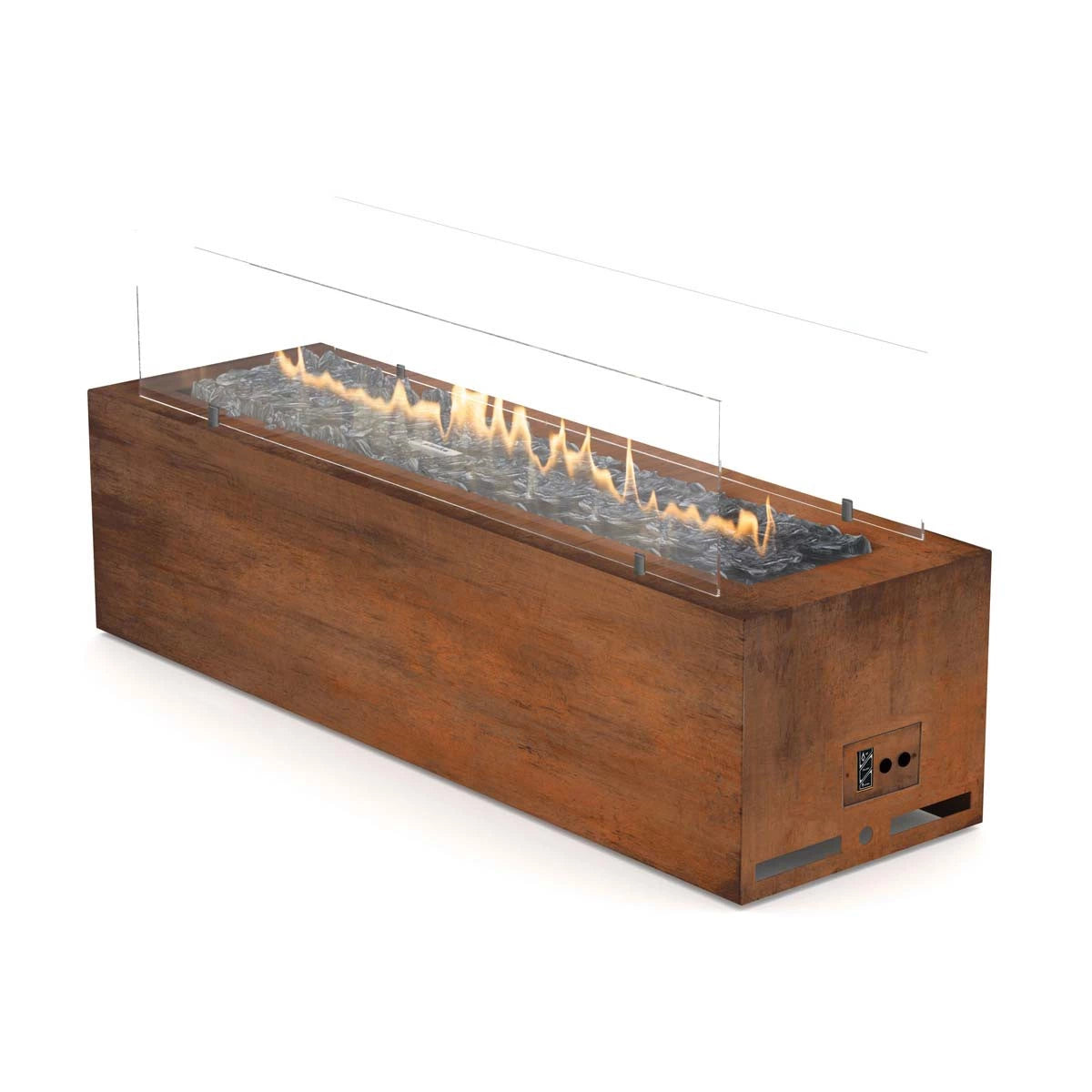 Planika Galio Outdoor Gas Fireplace with automatic control system