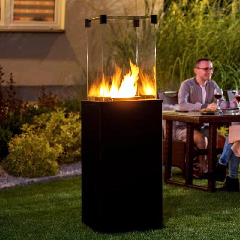 Deluxe Patio outdoor gaskamin - Svart