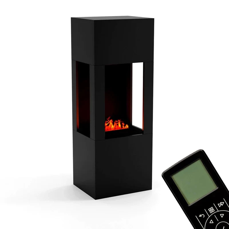 Böll Black - OMC 400 | Freestanding Water Vapour Fireplace