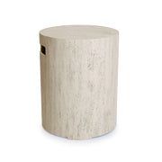 Enclosure Round Travertine – Gas Bottle Cover
