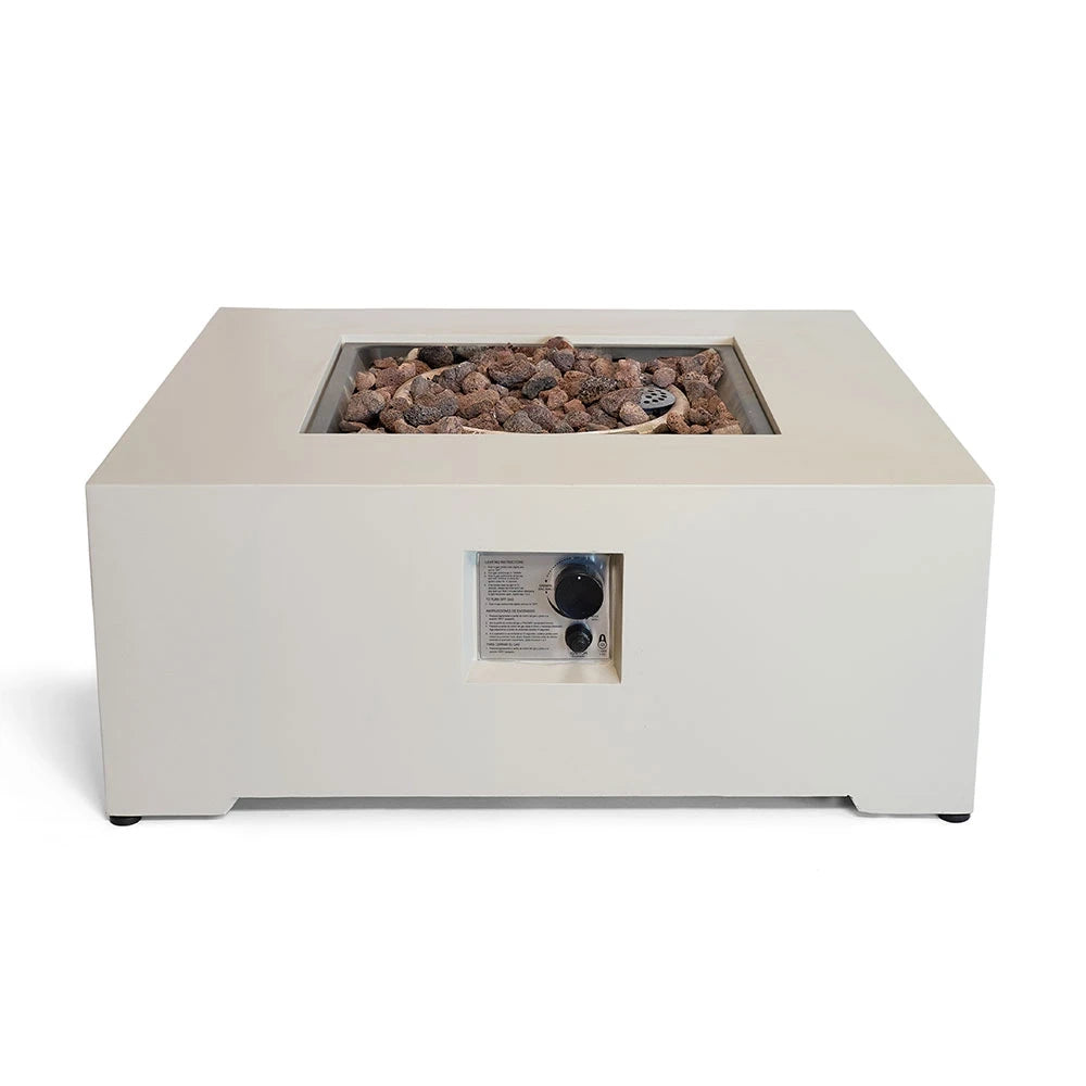 Estate Square 88 Oyster Beige – fyrkantigt gasoleldsbord