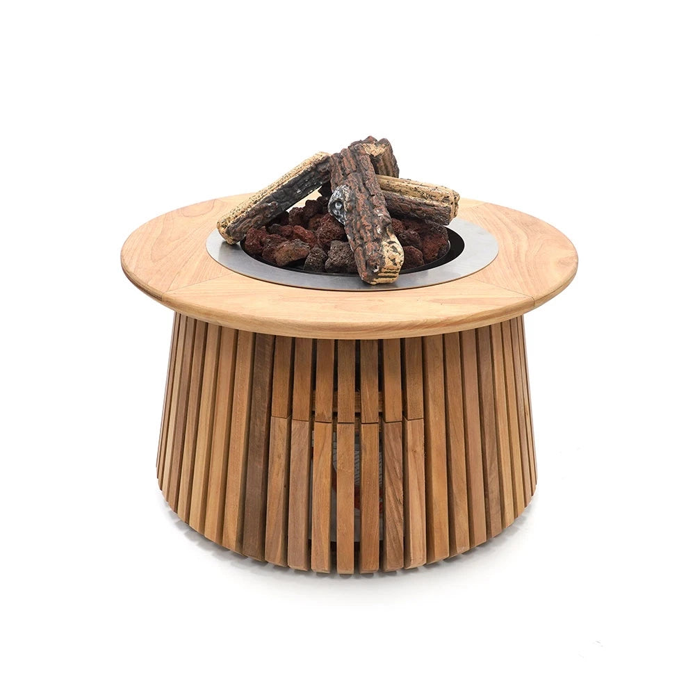 Lagune Rund 60 Teak – Rund Gasolbord