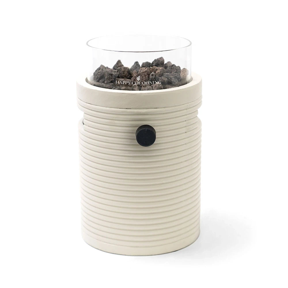 Lumi Groove Oyster Beige – Bordseldstad med gasol
