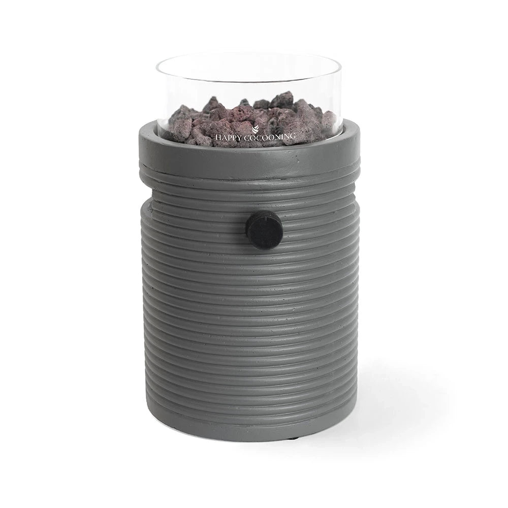 Lumi Groove Smokey Anthracite – Bordseldstad med Gasol
