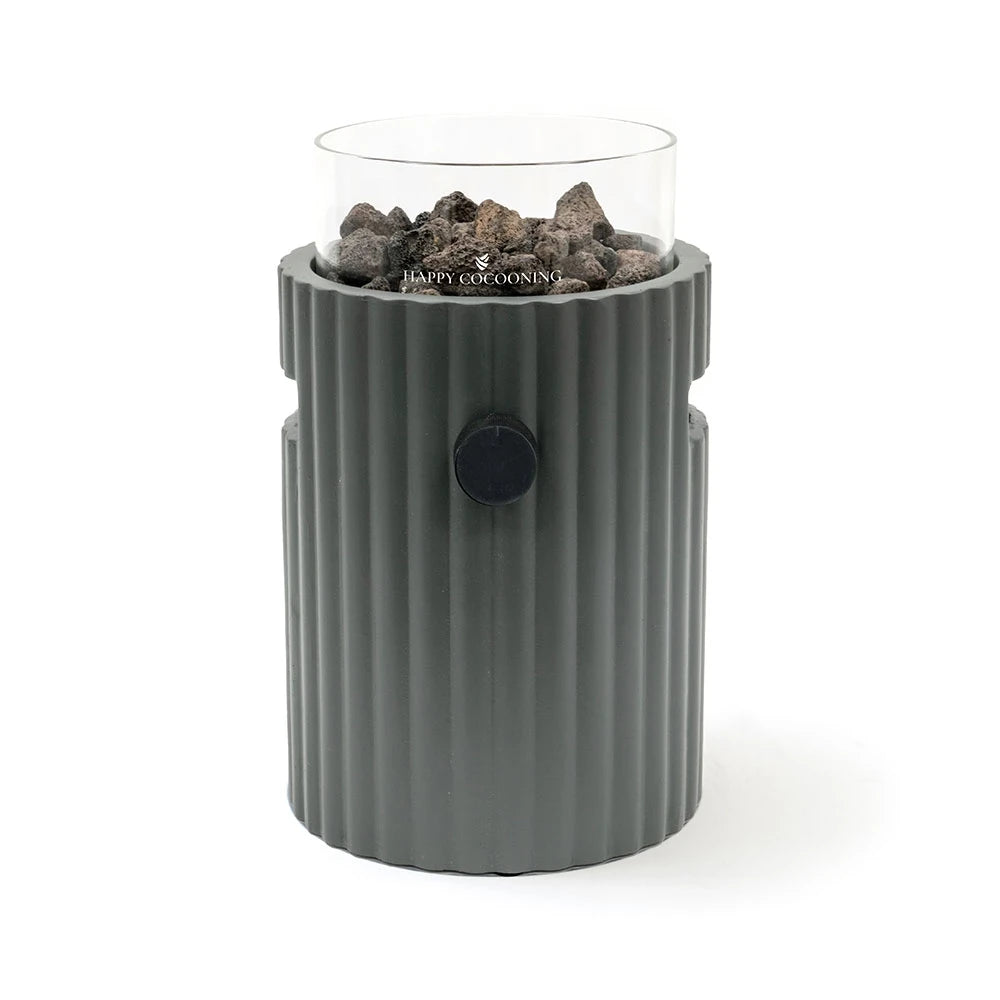 Lumi Rib Smokey Anthracite – Bordseldstad med Gasol