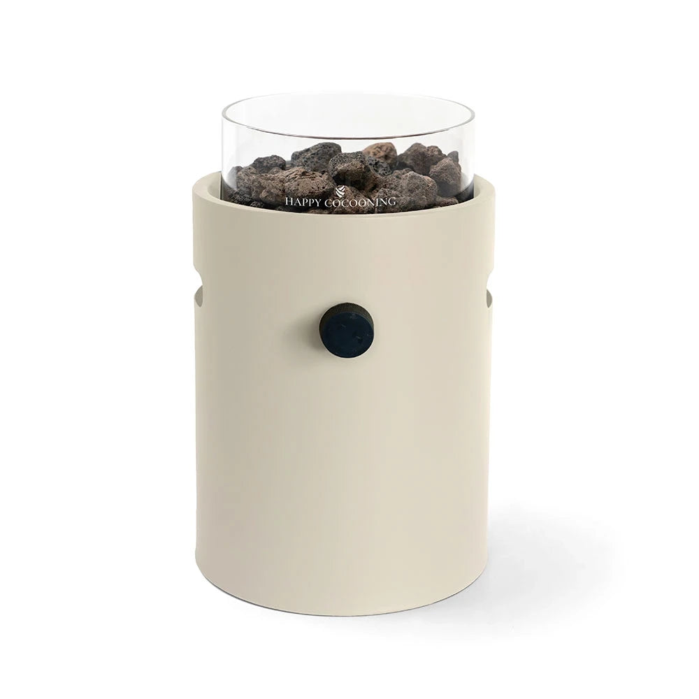 Lumi Oyster Beige – Bordsskamin med gasol