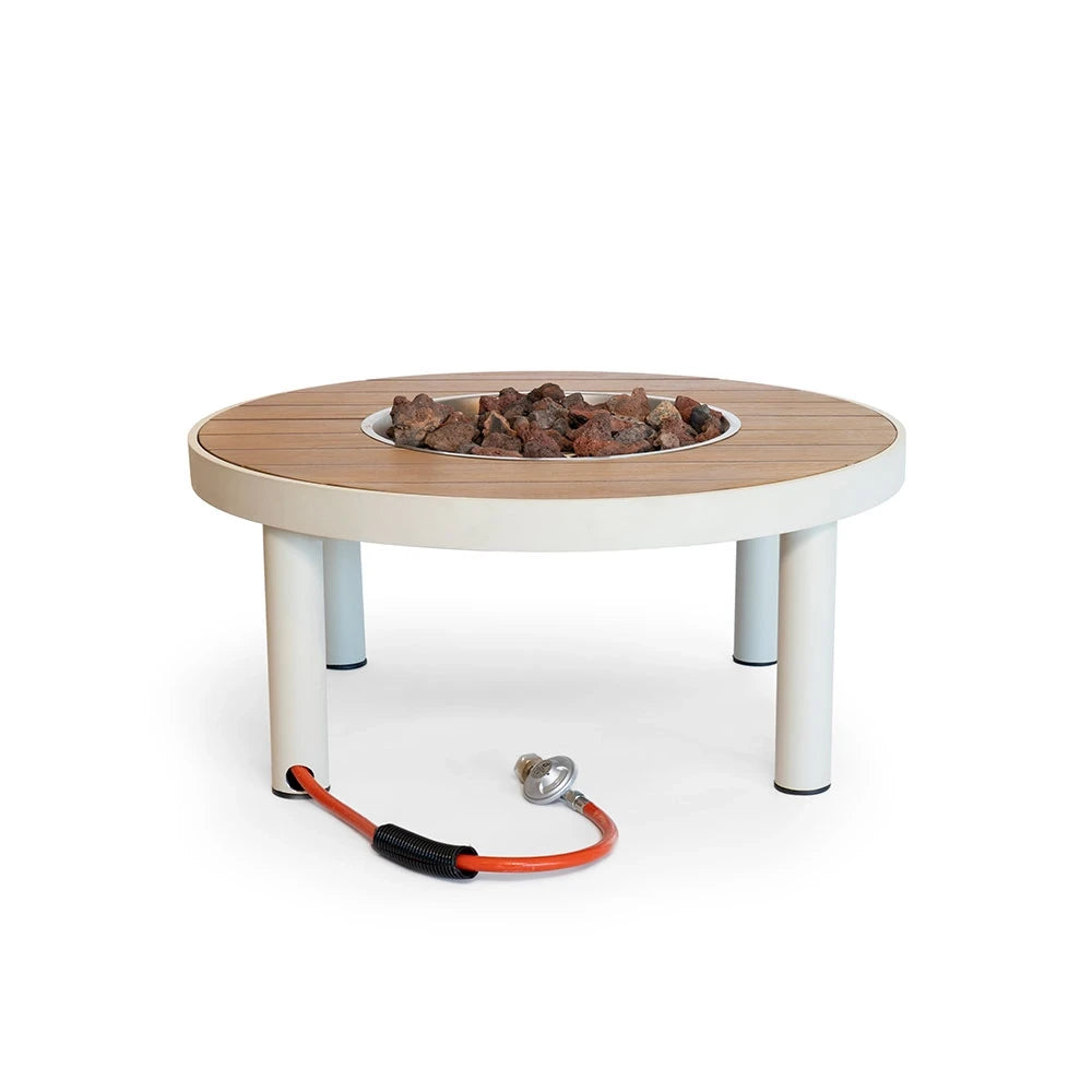 Riviera 80 Oyster Beige – Runt gasoleldsbord