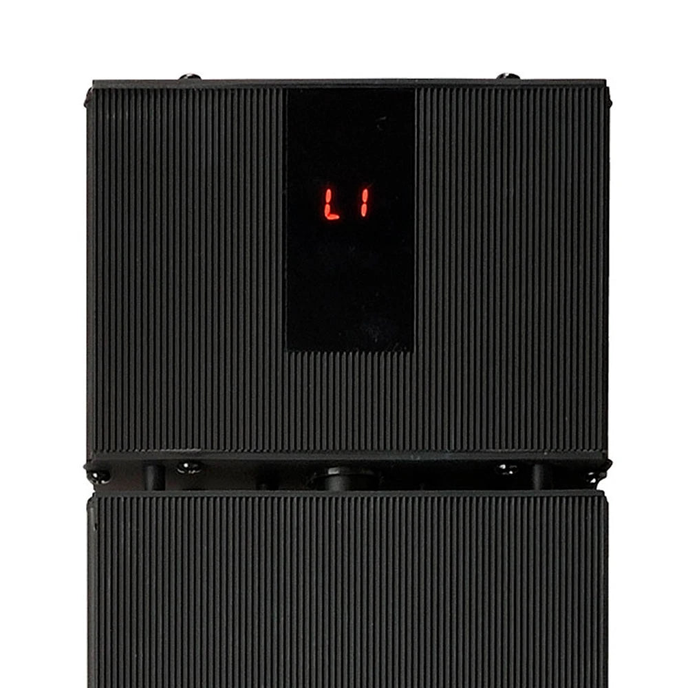 Heatstrip Design 3200W svart med fjärrkontroll och app