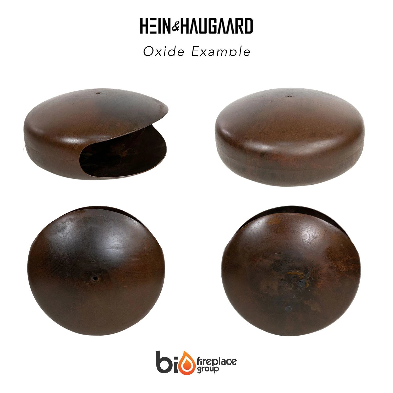 Hein and Haugaard Oxide UFO-50 ceiling-mounted bio fireplace