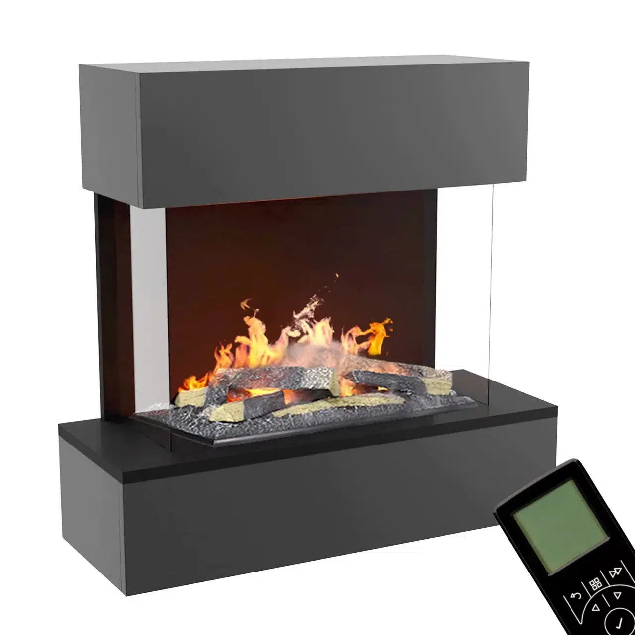 Hölderlin Grey - OMC 600 | Wall-mounted Water Vapour Fireplace