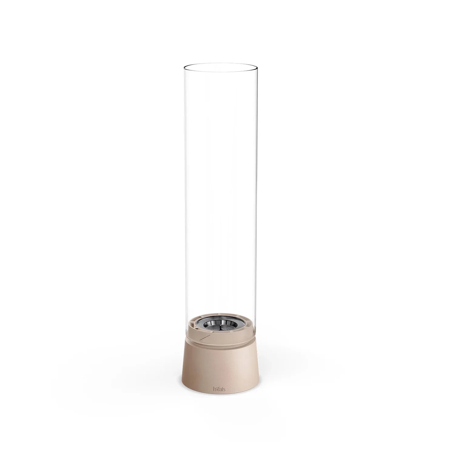Höfats SPIN Air 900 Sand Table Biofireplace with Tall Cylindrical Glass