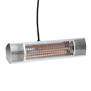 Terrassvärmare väggmodell 1500 W 51 cm, silver