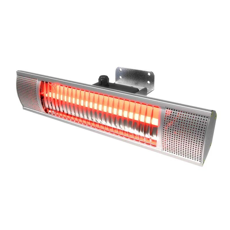 Terrassvärmare väggmodell 1500 W 51 cm, silver