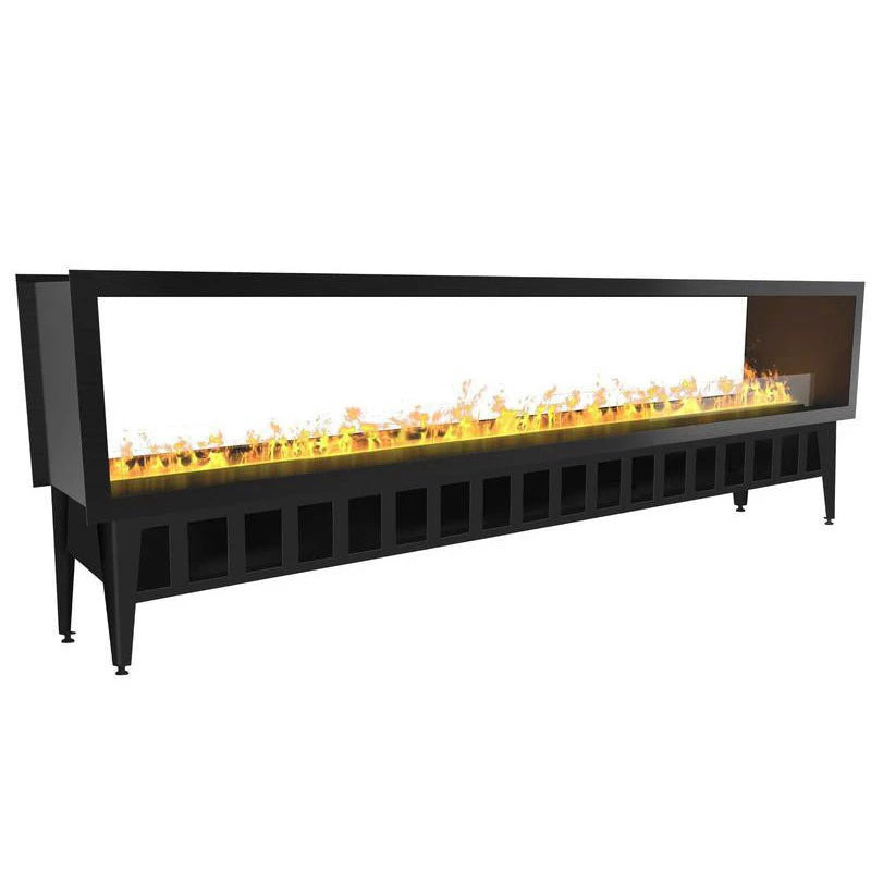 Incanto 2500 ST see-through water vapour fireplace with 250 cm flame line