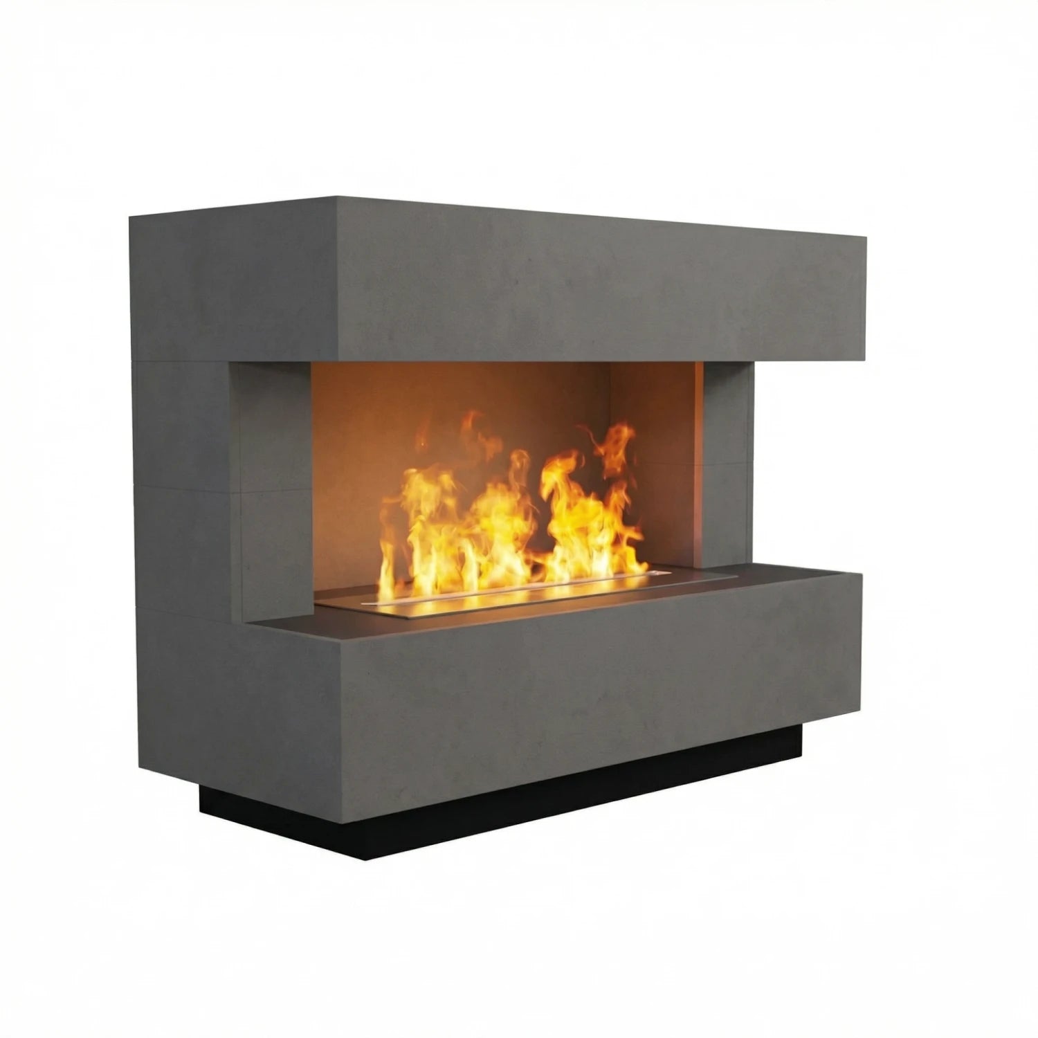 Kant Grey - OMC 600 | Freestanding Water Vapour Fireplace