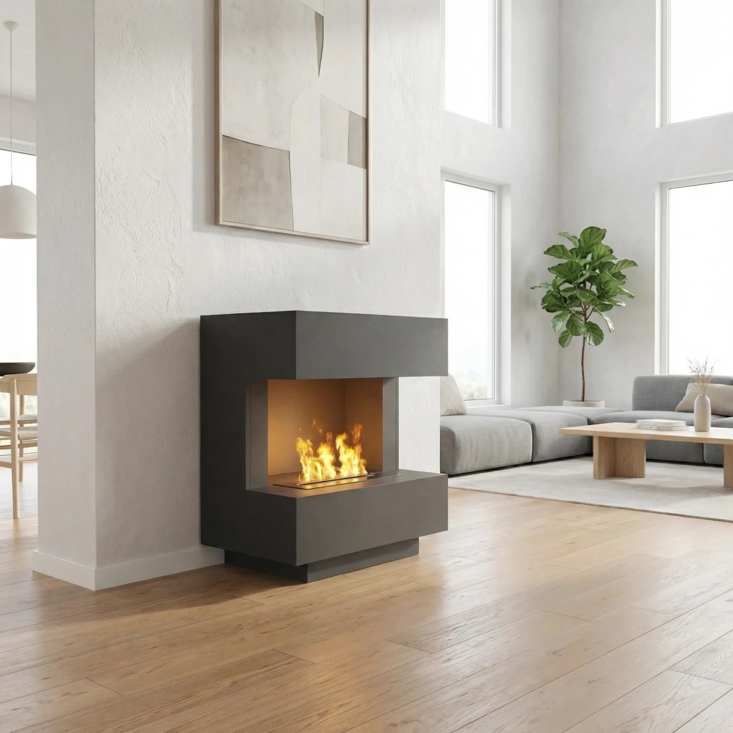Kleist Black - OMC 600 Vapour Fireplace - Black