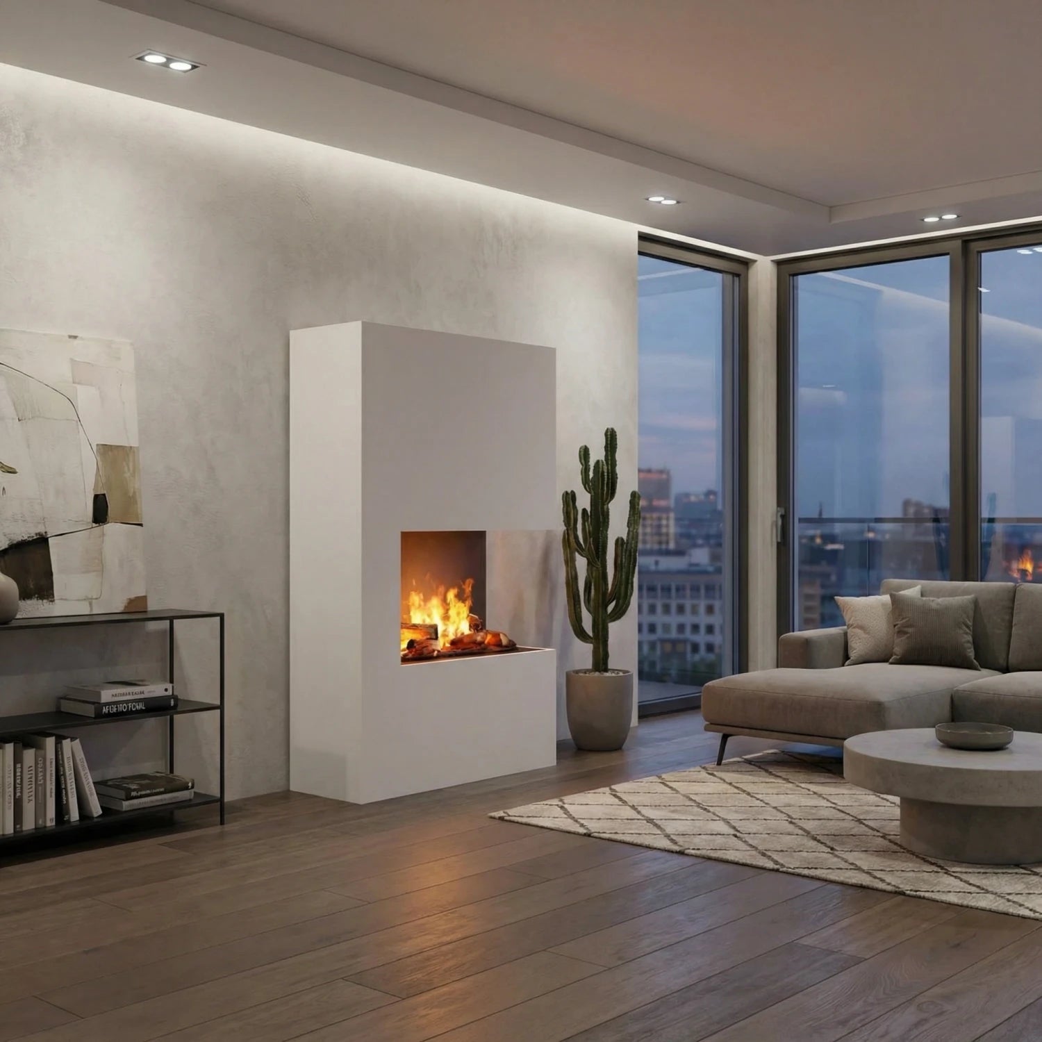 Tucholsky Left Corner White - OMC 600 | Freestanding