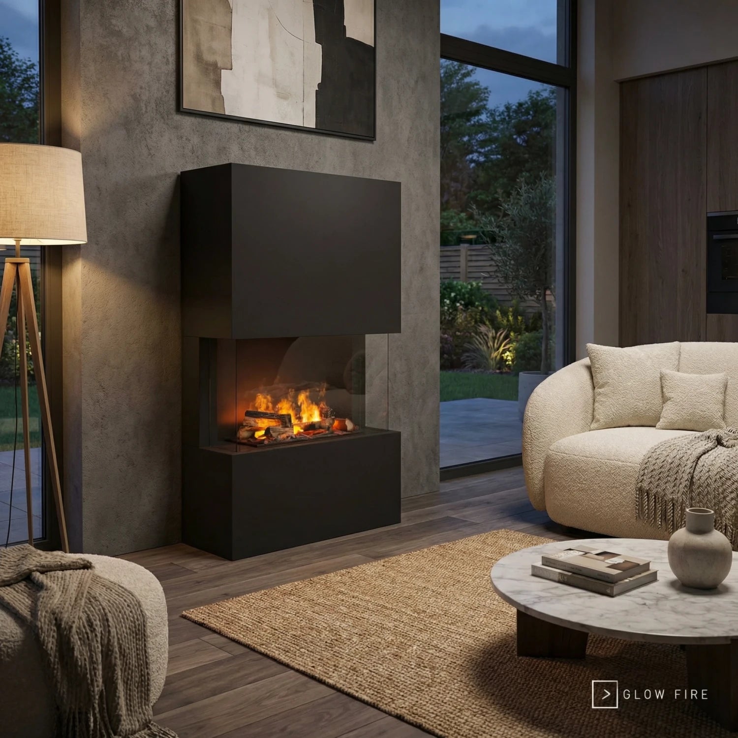 Tucholsky 3-sided Black - OMC 600 | Freestanding