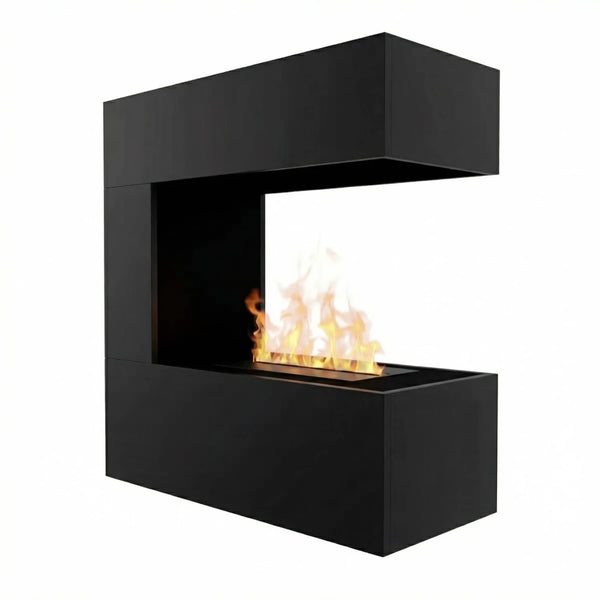 Schiller Wall Black - OMC 400 | Wall-mounted Water Vapour Fireplace