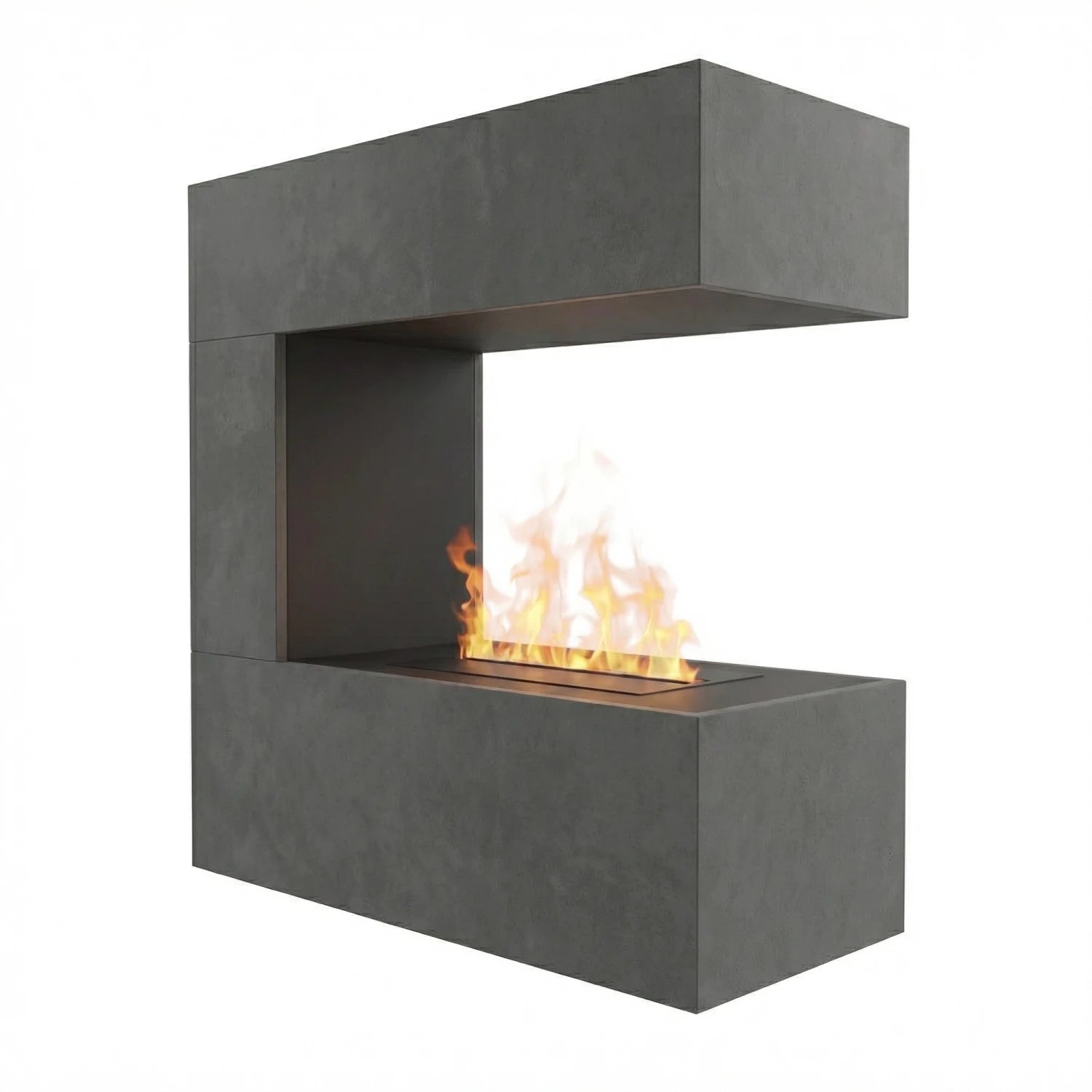 Schiller Wall Grey - OMC 400 | Wall-mounted Water Vapour Fireplace