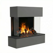 Hölderlin Grey - OMC 600 | Wall-mounted Water Vapour Fireplace