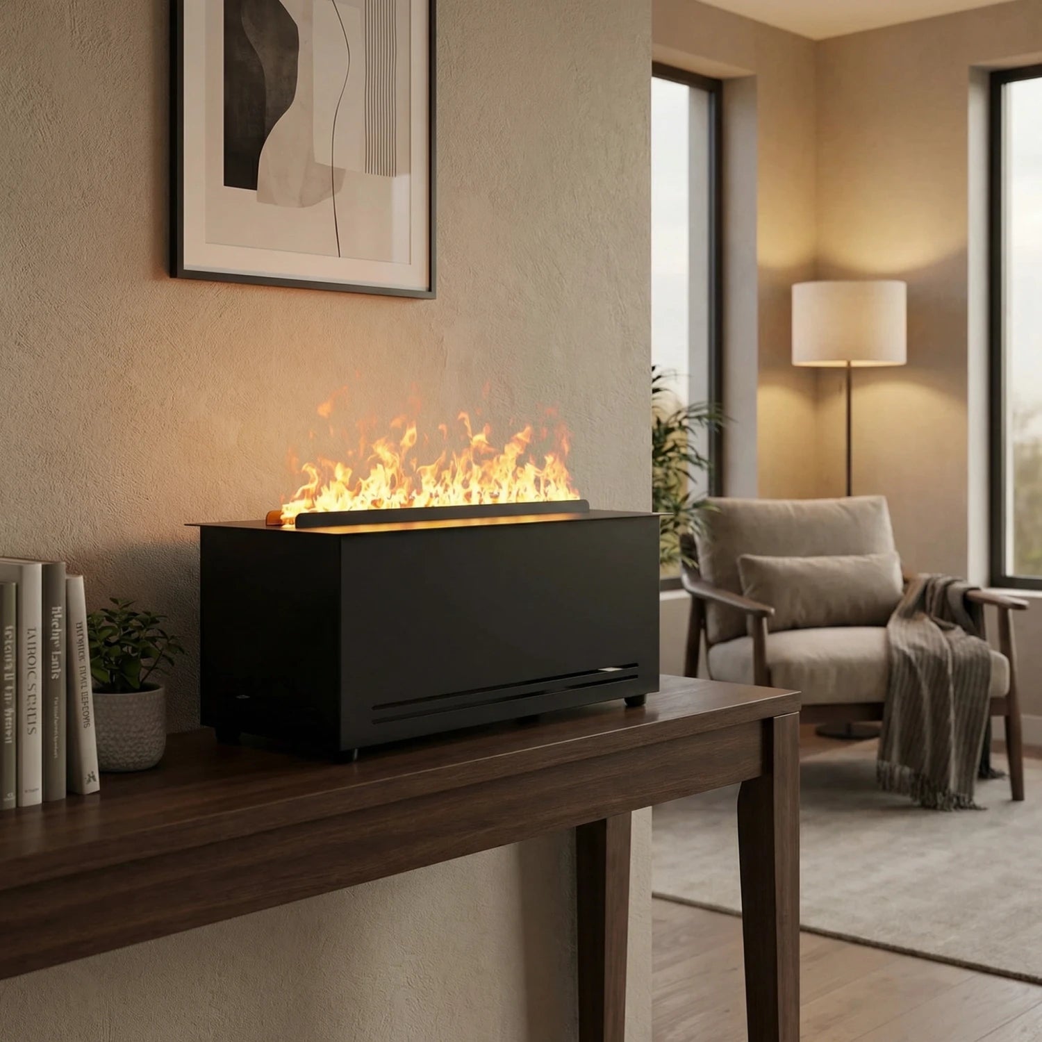 AquaFire Base 40 Water Vapour Fireplace Insert