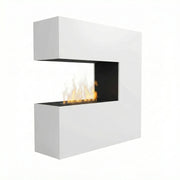 Schiller White - OMC 600 | Freestanding Water Vapour Fireplace