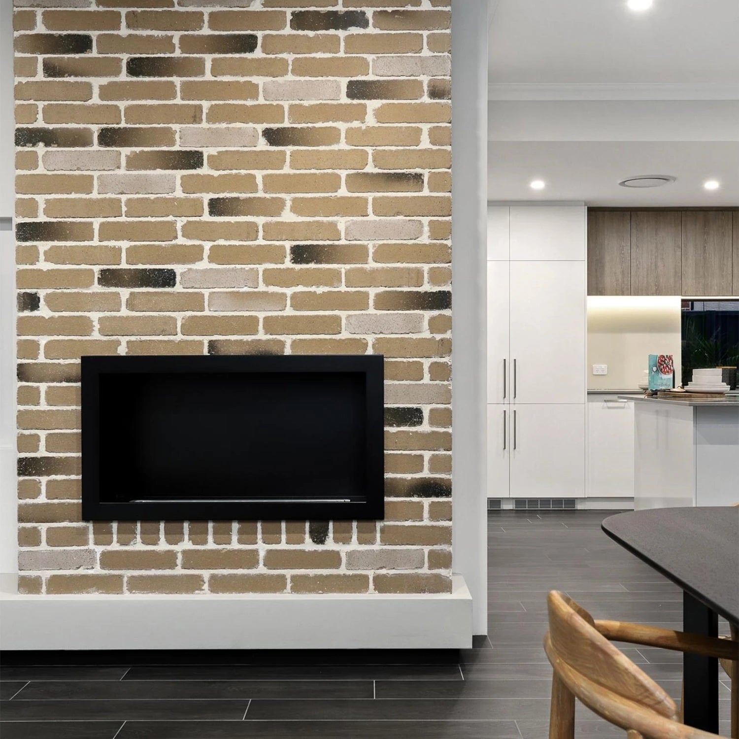 Icon Fires Slimline Firebox SFB1350 - Svart