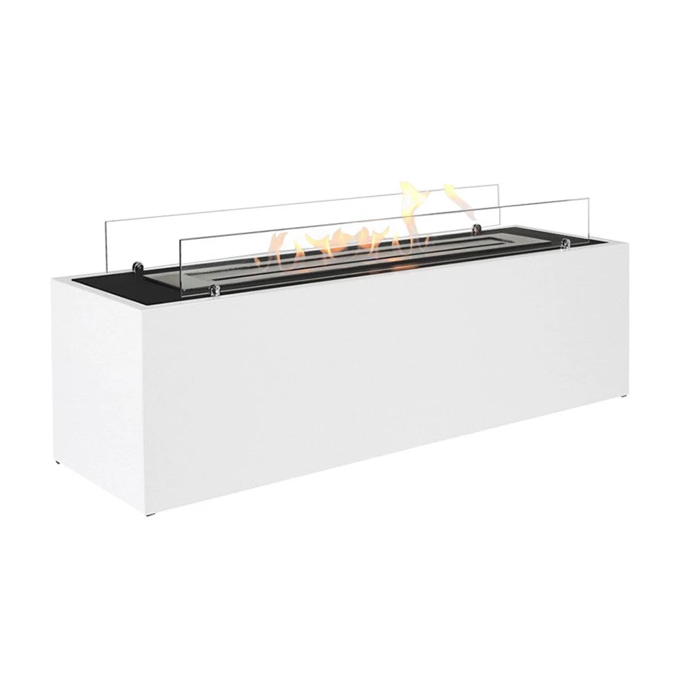 Freestanding Bio Fireplace - White